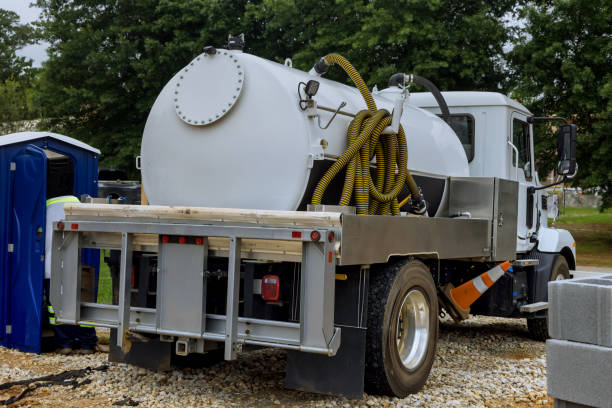 Porta potty delivery and setup in Portage, WI
